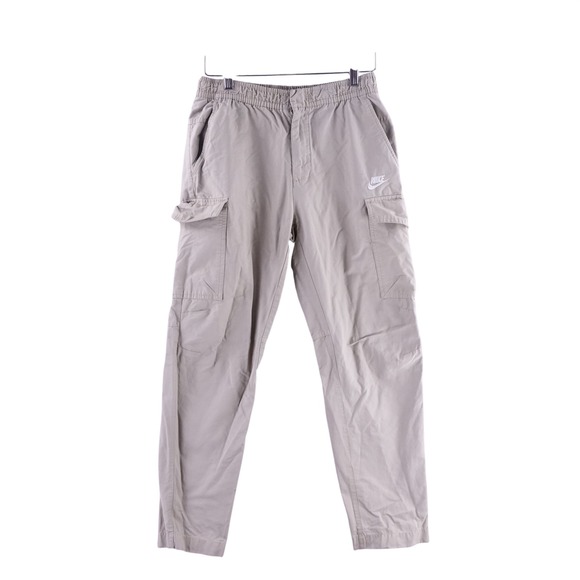 Nike Other - Nike Mens Cargo Joggers Tan Khaki Cotton Nylon Elastic Waist‎ Tapered Size M